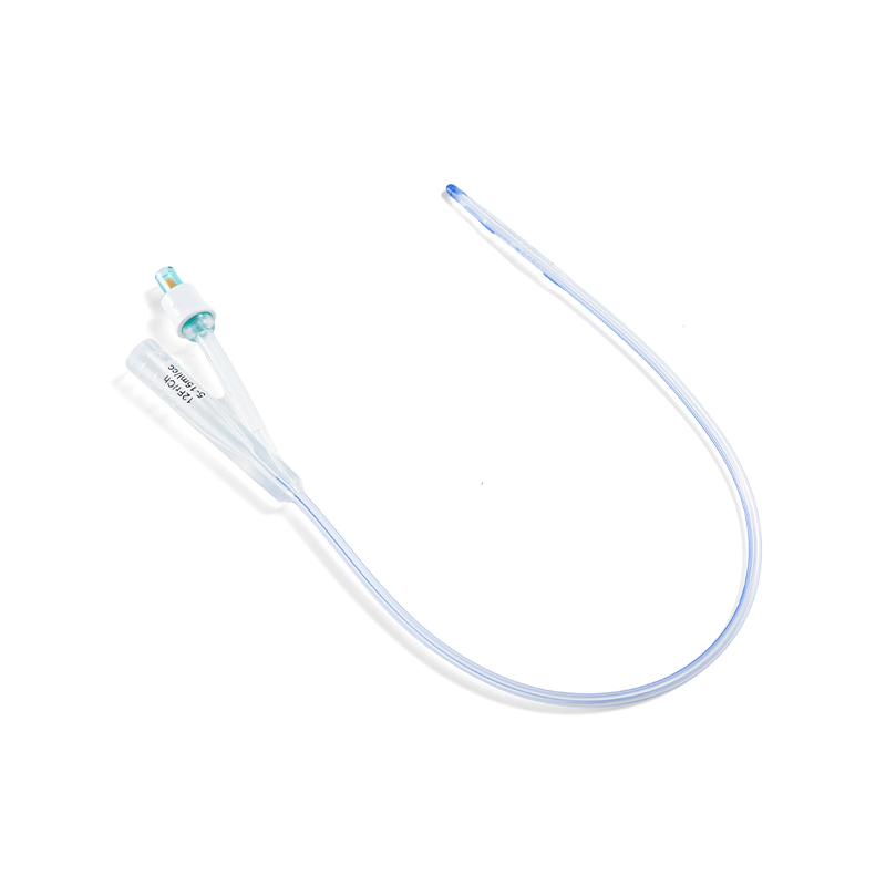 Cateter Foley de silicone de alta biocompatibilidade de 2 maneiras de nível médico