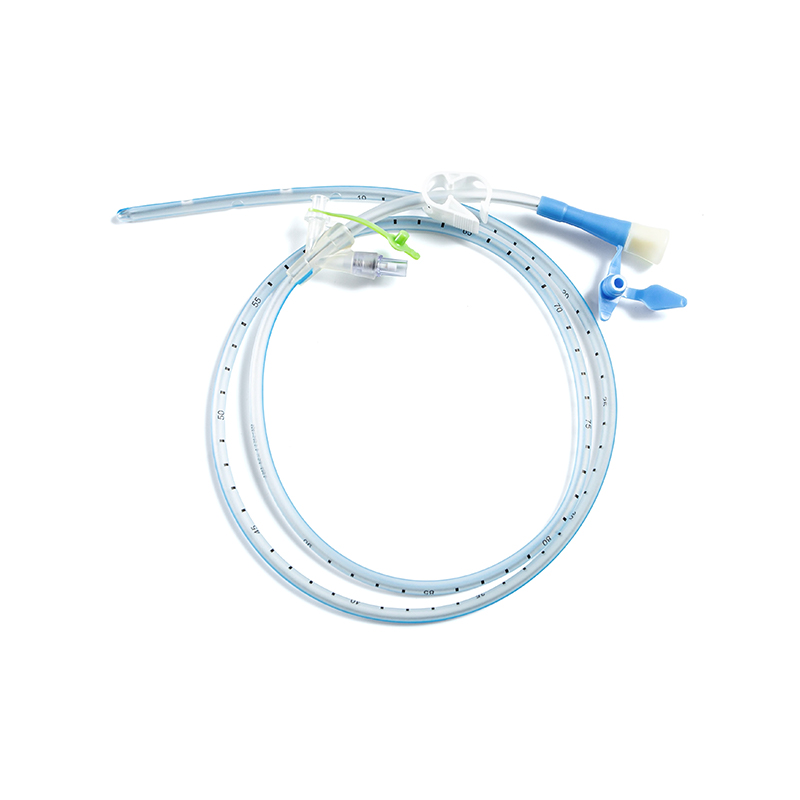 Tubo nasogástrico de PVC de 3 vias com estrutura de PVC de nível médico