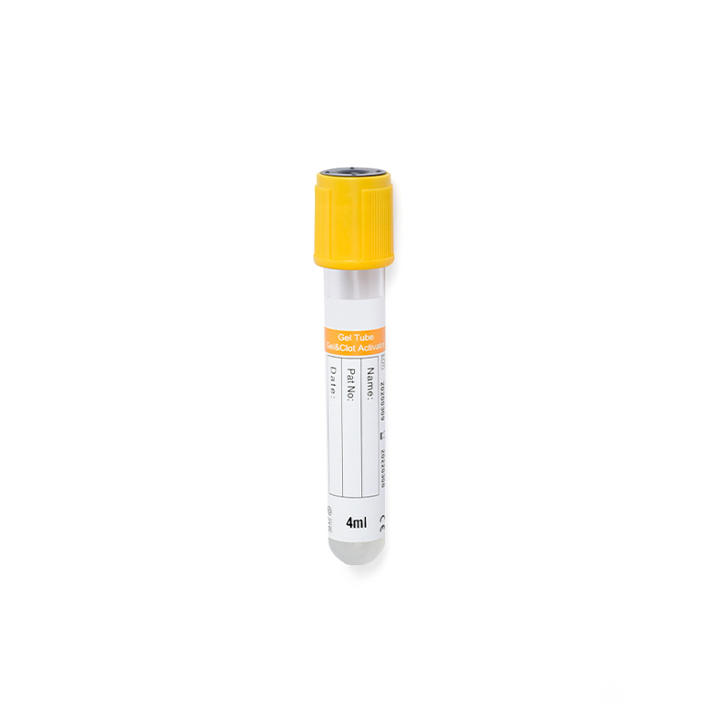 Tubo de coleta de sangue a vácuo (gel de soro e tubo ativador de coágulo)